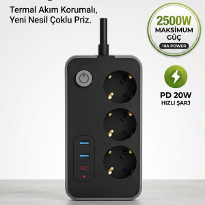 AKIM KORUMALI PRİZ